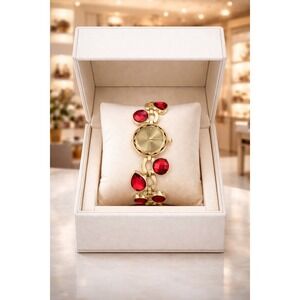 Watch Women Gold & Red Style &‎ Co